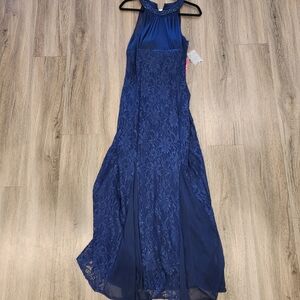 Blue long formal dress Size 12P